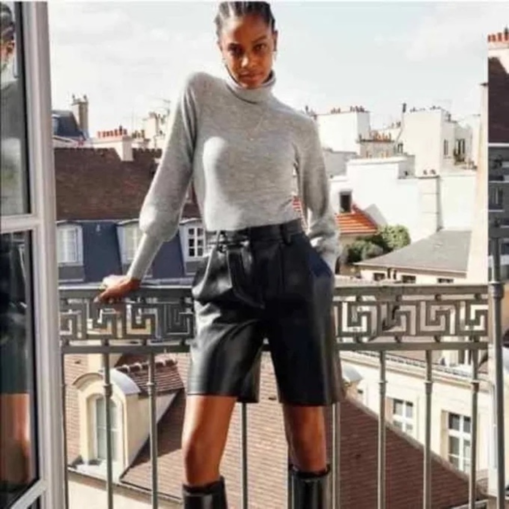 Wilfred Leather Limerick Shorts